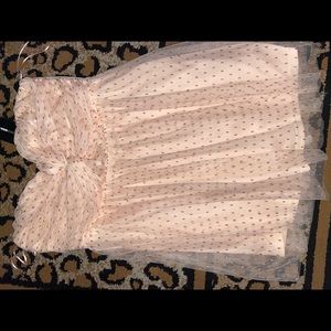 Cute mini pink dress